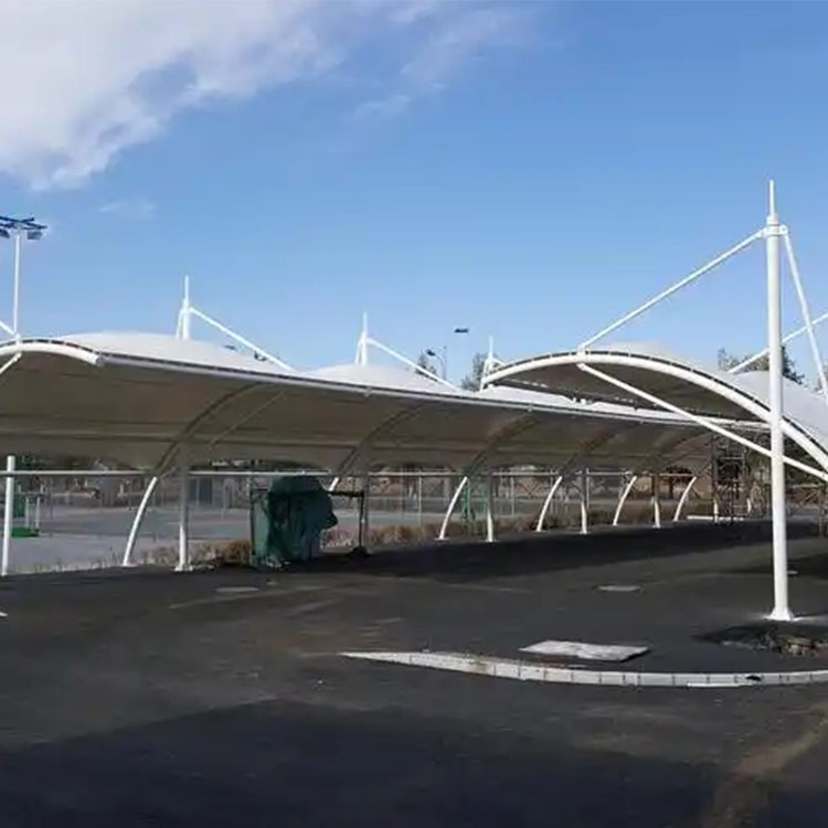 新星市膜结构电动车棚
