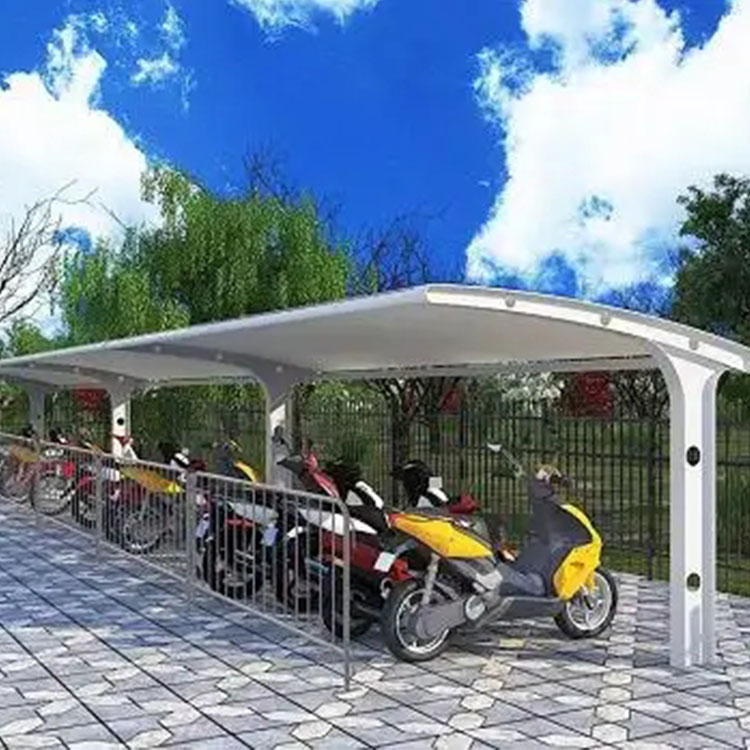 新星市膜结构电动车棚