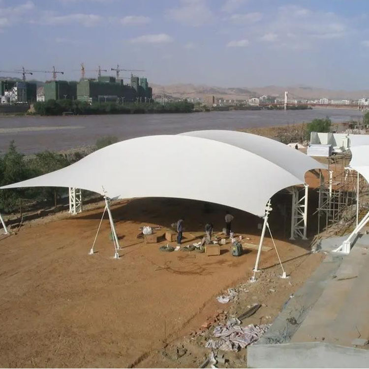 新星市膜结构汽车棚